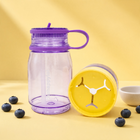 Children’s drink bottle with a detachable snack cup with silicon ring, great for crunch and sip in primary school